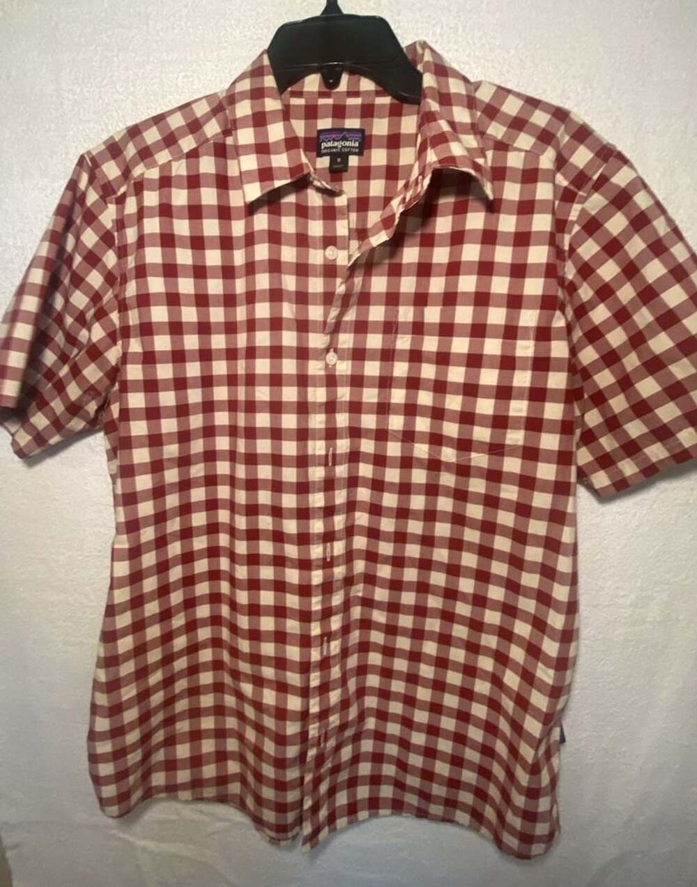 Patagonia Men's M Fezzman Short Sleeve Gingham Shirt